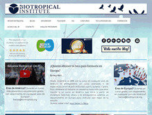 Tablet Screenshot of biotropical.org
